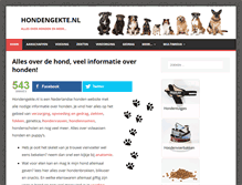 Tablet Screenshot of hondengekte.nl